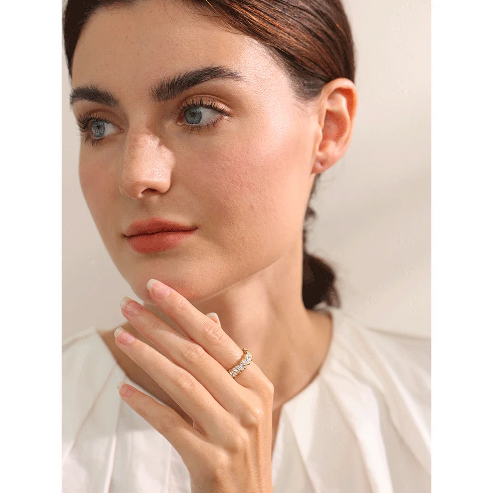 Asterly™ Princess Radiance Eternity Band