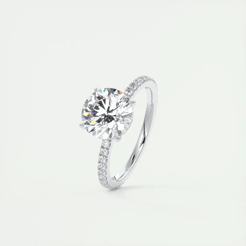 Asterly™  Elevated Halo Solitaire