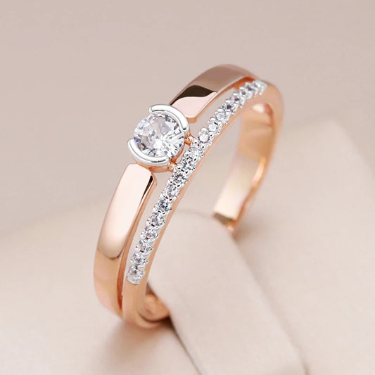 Asterly™  Contemporary Split-Band Solitaire Ring