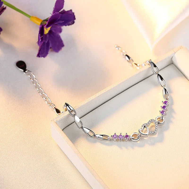 Asterly™ Double Heart Bond Bracelet
