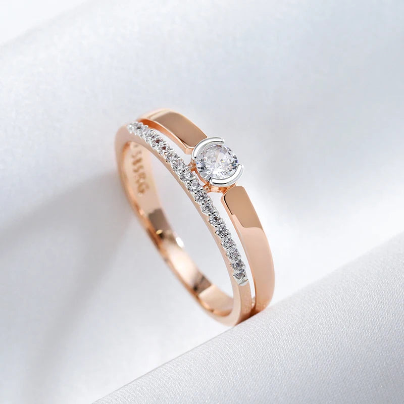 Asterly™  Contemporary Split-Band Solitaire Ring