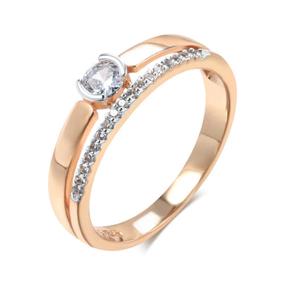 Asterly™  Contemporary Split-Band Solitaire Ring