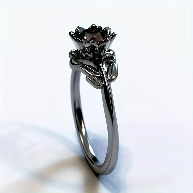 Asterly™ Black Lotus Rebirth Ring