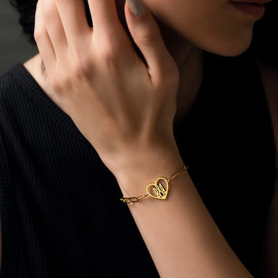 Asterly™ Eternal Heart Link Bracelet