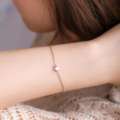 Asterly™ Single Crystal Halo Bracelet