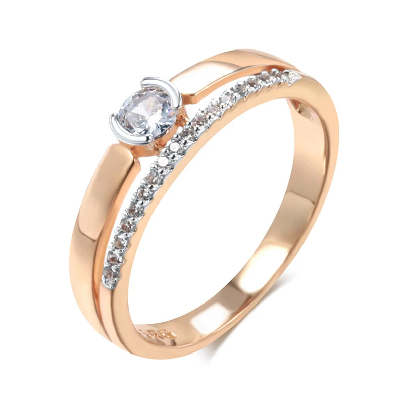 Asterly™  Contemporary Split-Band Solitaire Ring