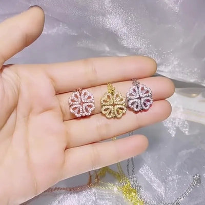 Asterly™ Lucky Hearts Clover Necklace