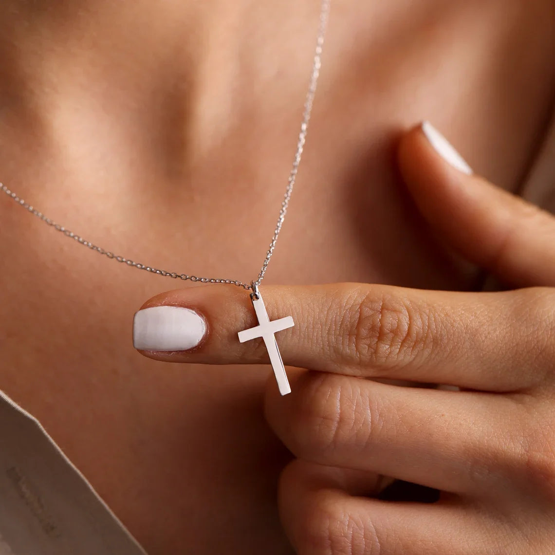 Asterly™ Faith Minimal Cross Necklace