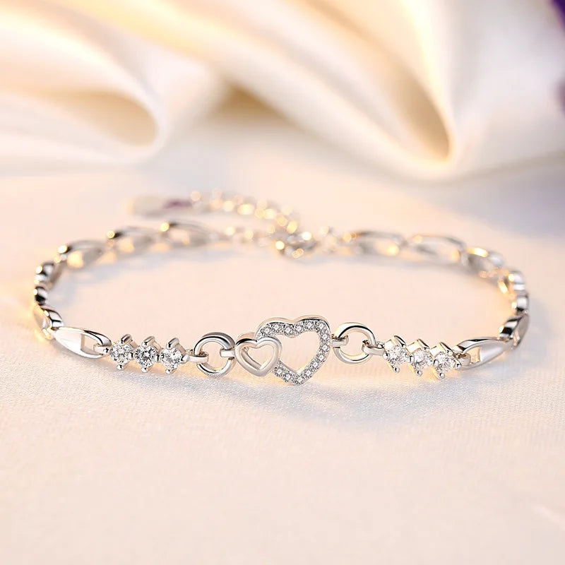 Asterly™ Double Heart Bond Bracelet