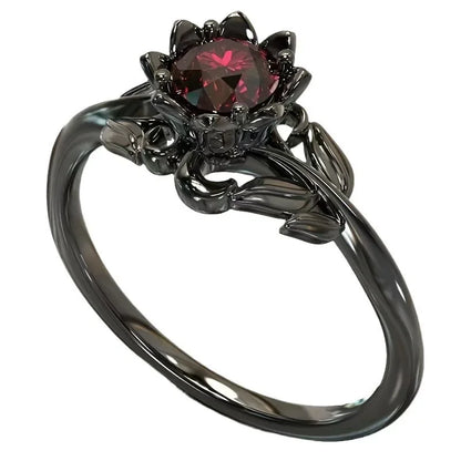 Asterly™ Black Lotus Rebirth Ring