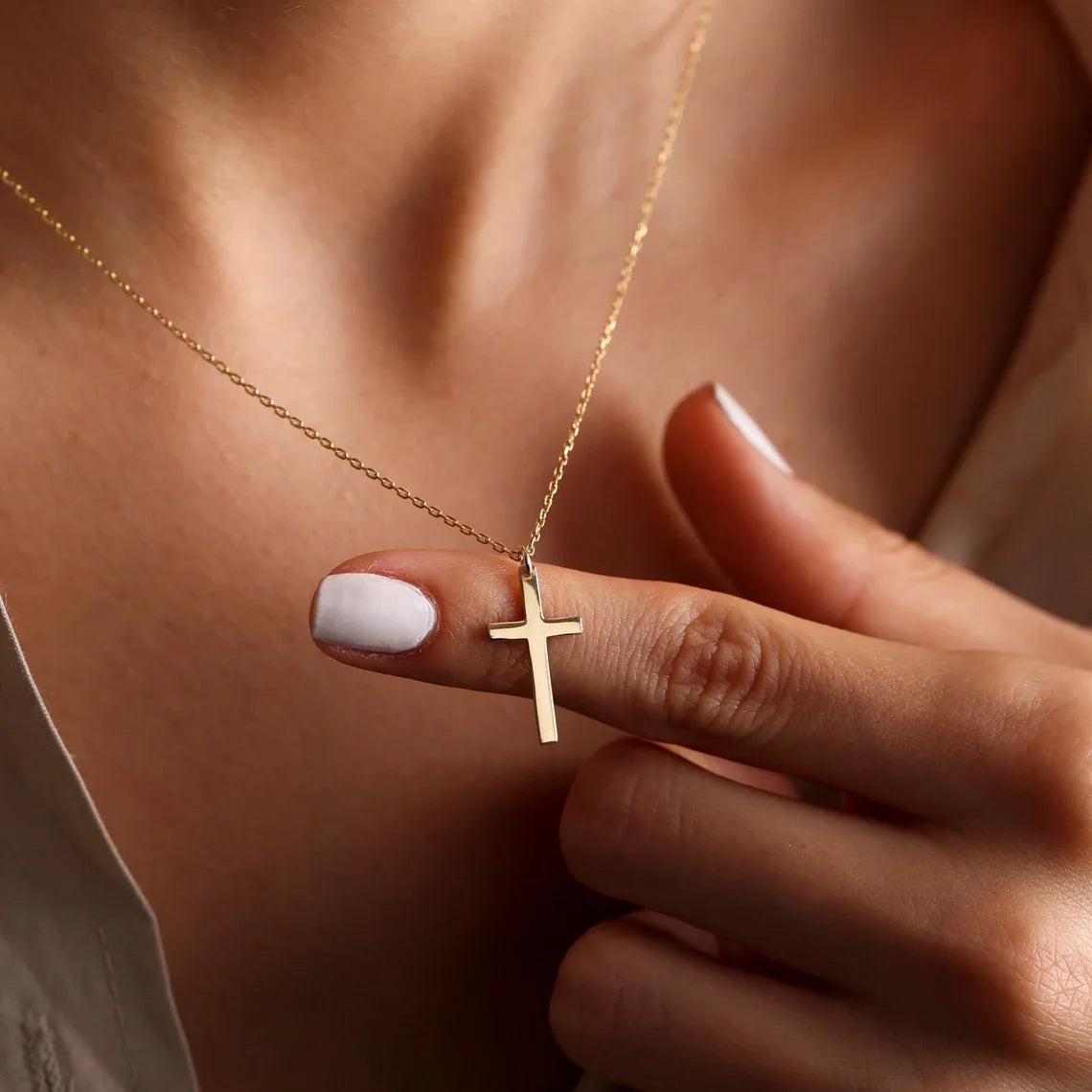 Asterly™ Faith Minimal Cross Necklace
