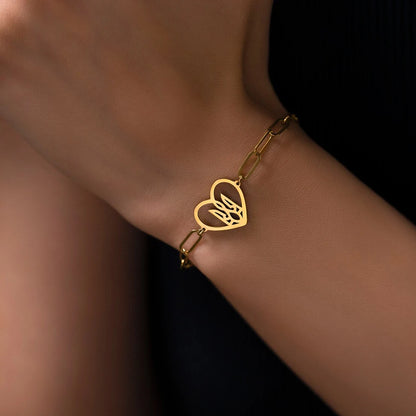 Asterly™ Eternal Heart Link Bracelet
