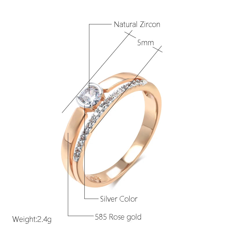 Asterly™  Contemporary Split-Band Solitaire Ring