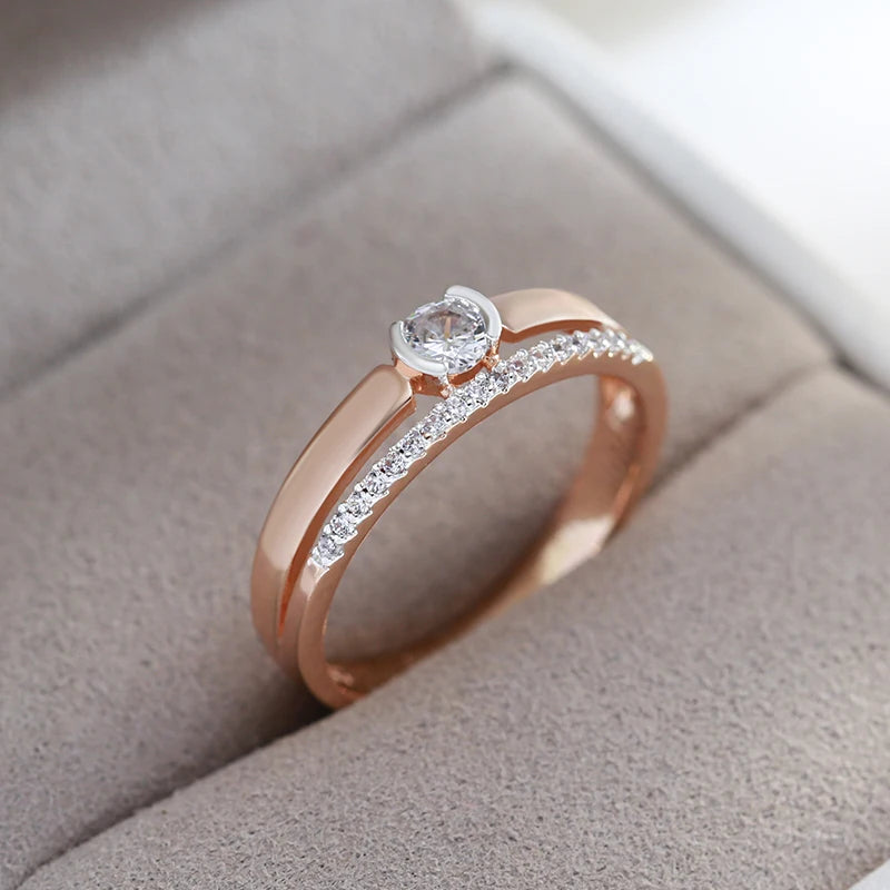 Asterly™  Contemporary Split-Band Solitaire Ring