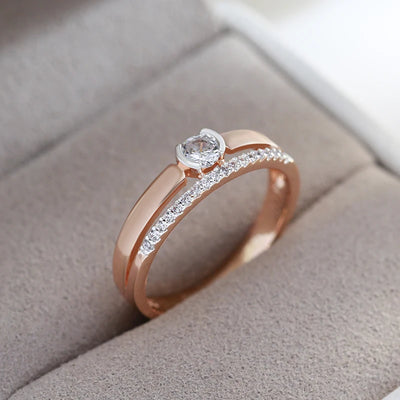 Asterly™  Contemporary Split-Band Solitaire Ring